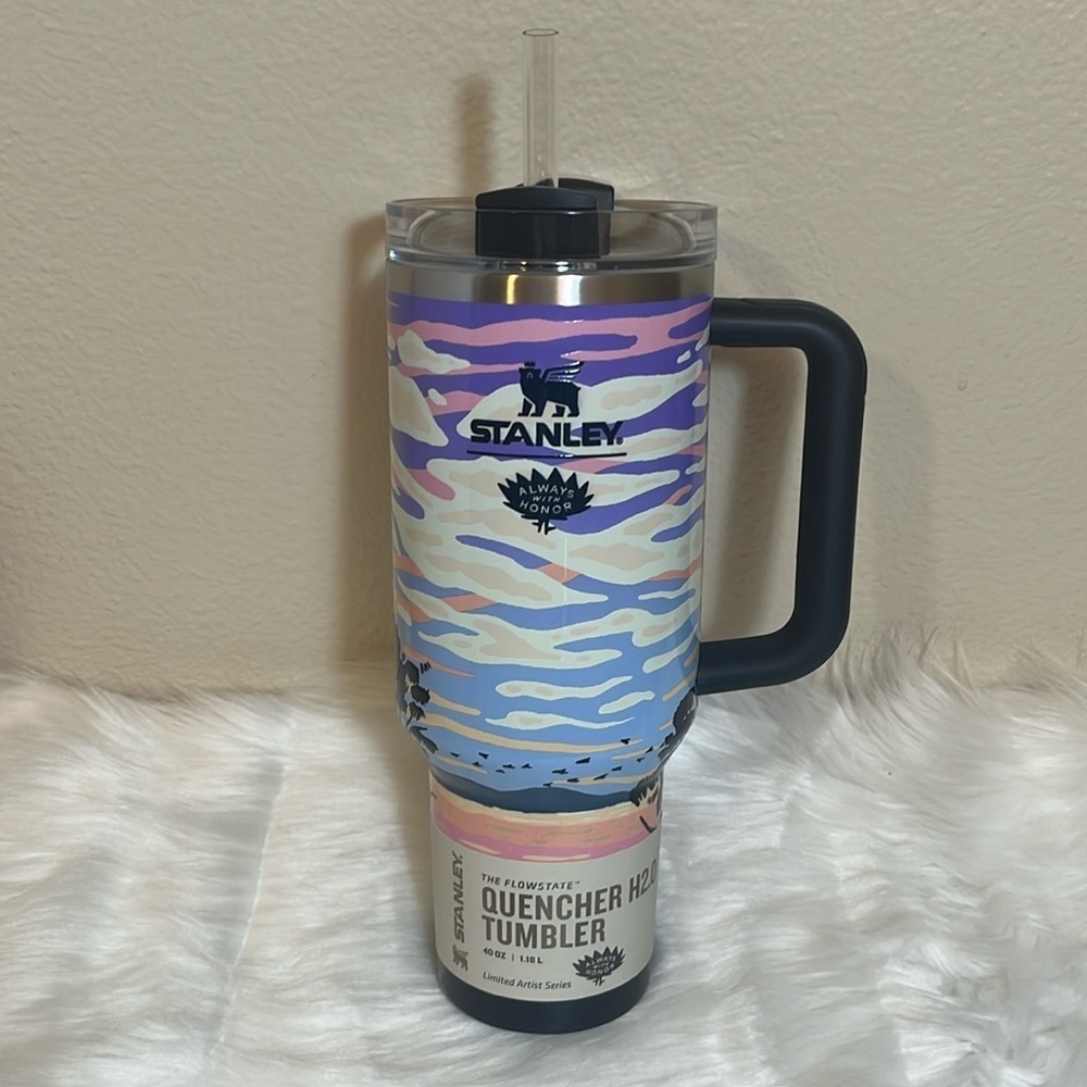 Stanley Awh Hazy Horizon 40 oz Stainless Steel H2.0 FlowState Quencher Tumbler